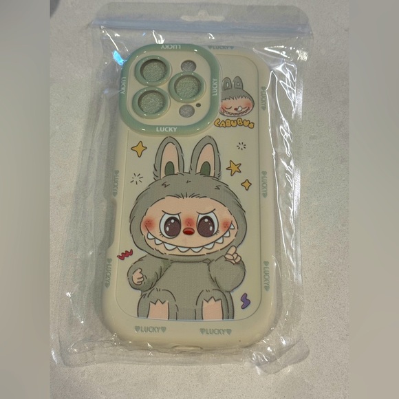 Labubu Lucky Big into energy iPhone case 16 pro. New! - Picture 1 of 3